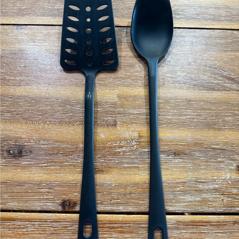 Vintage AMCO Nylon Black Kitchen Utensil Set USA 405°F